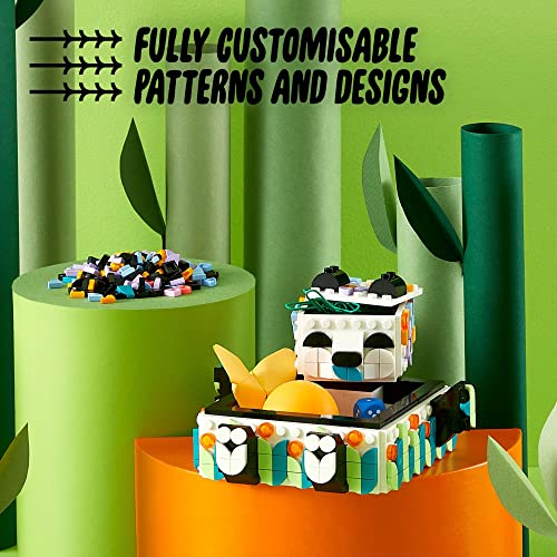 Lego Dots Cute Panda Tray 41959 Toy Crafts Set, Diy Jewelry Box, Desk Tidy Or Storage Trays, Personalisable Animal Gift Idea For Kids Age 6 Plus #TOP2