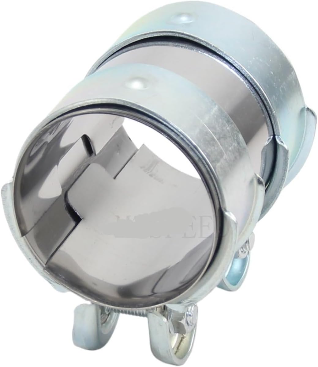 ステンレスパイプクランプ丸パイプ締結継手強力突合せ継手汎用フープ長さ95mm～125mm(55mmx125mm)