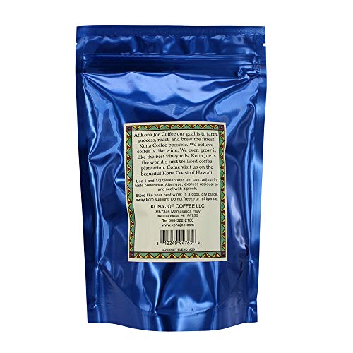 Kona Joe Gourmet Dark Roast Ground Coffee (8 oz)