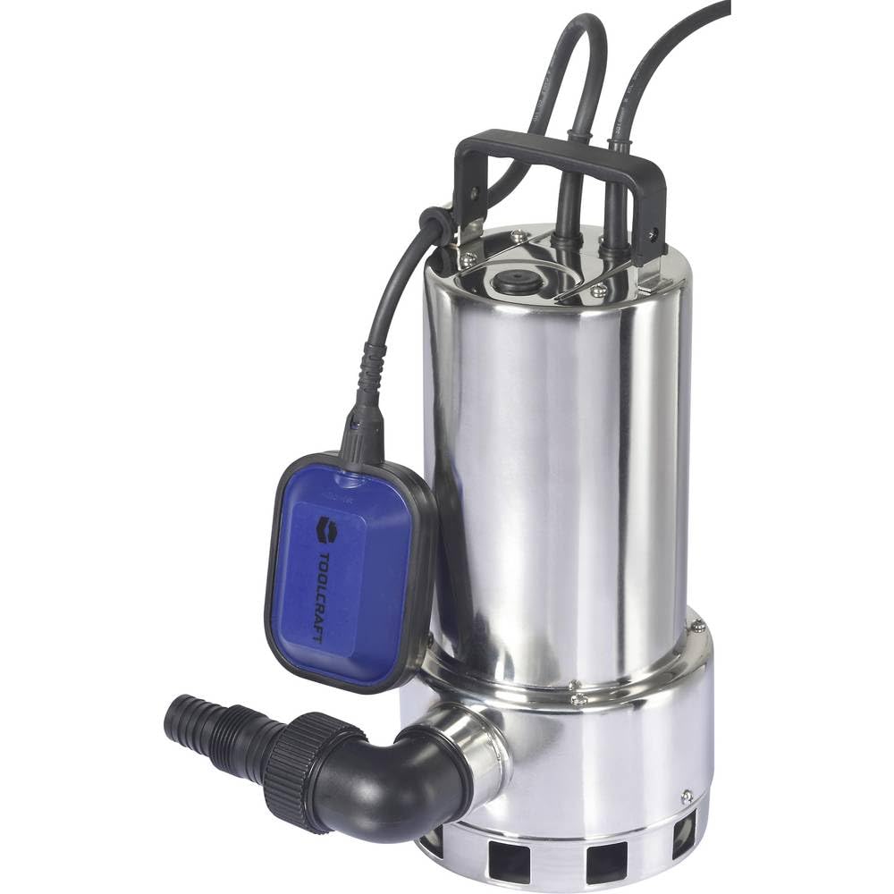 TOOLCRAFT TO-9825720 Pompe Submersible pour eaux chargées 18500 l/h 8 m