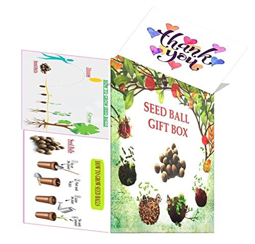 Easy Grow Seed Balls-Growable Seed Balls Of 10 Medicinal Plant Variety Seeds (1 Gift Box Pack Of 10 Seed Balls) With Red And Green Amaranthus Seeds (B09L65TYCG) Amazon Price History, Amazon Price Tracker