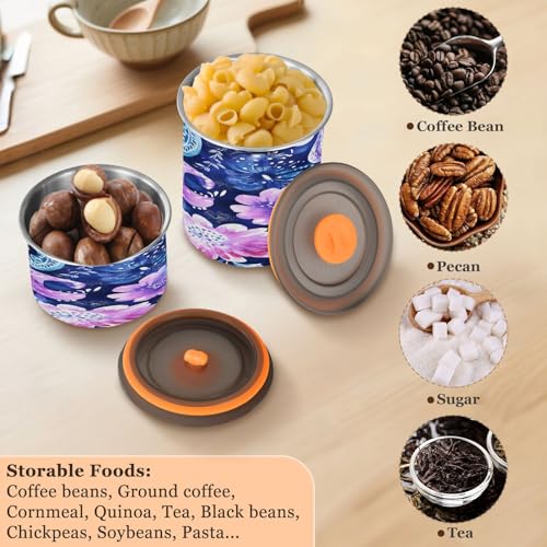 Contenedor hermético para café en acero inoxidable 17oz miniatura 6
