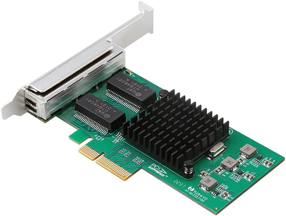 TXA034 4-Port Gigabit Network Card I350-T4 Enterprise Card with Chip I350 for PCIe 4X Interface Computer