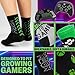 Xbox Socks for Boys, Teens, Pack of 5 Soft, Breathable, Gaming Calf Length Socks in Gift Box for School, Sleepovers, Gamer Gifts for Boys