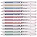 Sakura Xpgb 12-piece Gelly Roll Assorted Colors Stardust Galaxy Pen Gel Ink Bold Sparkling, Bagged Pen Set of Assorted Colors