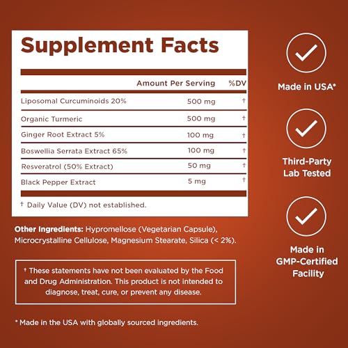 Premium Select Nutrition Liposomal Turmeric Supplement