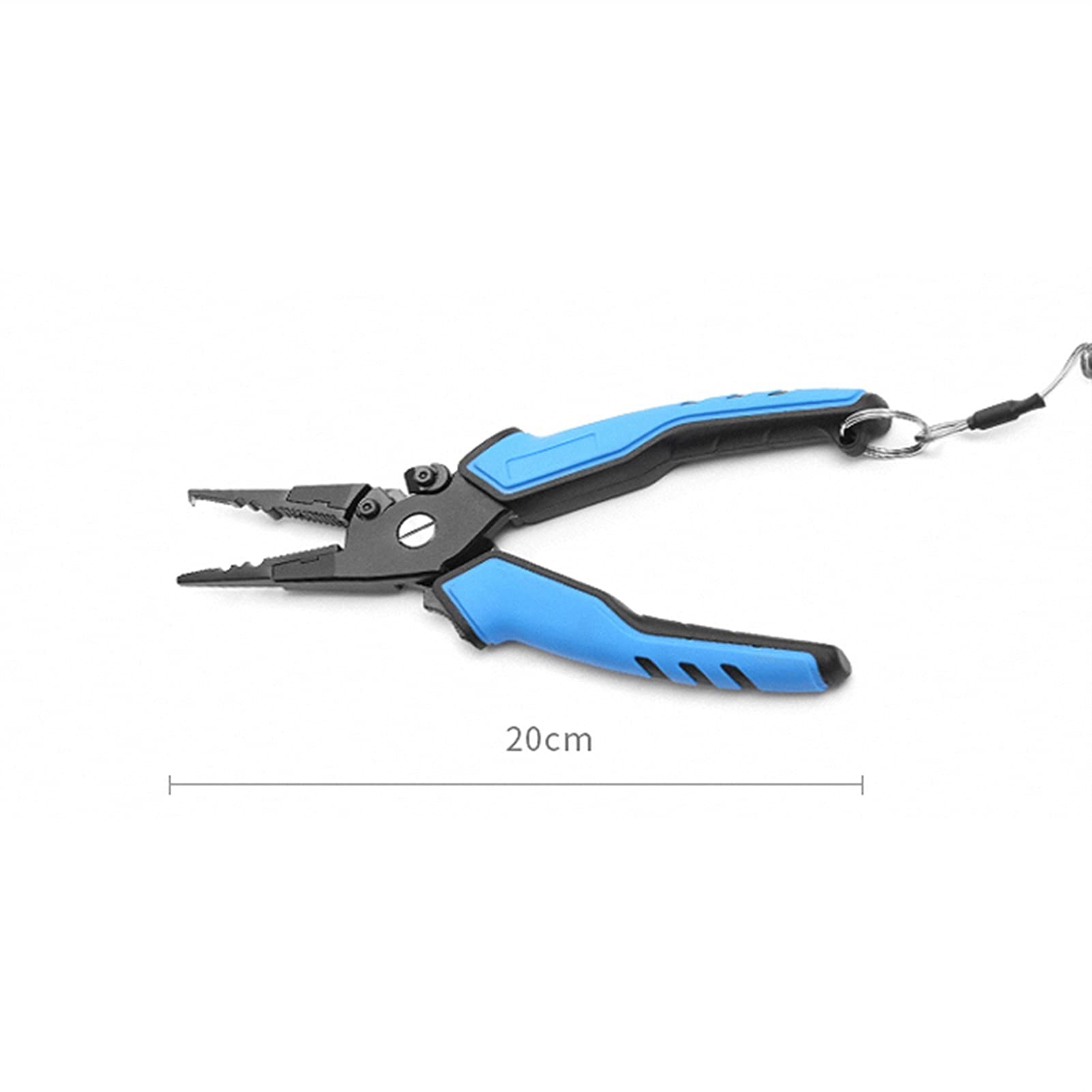 Pince Multifonction Pour Pêche – Nettoyeur D’anneaux, Retire-ligne, Coupe-tresse – Acier Inoxydable Argenté 6,9 Cm