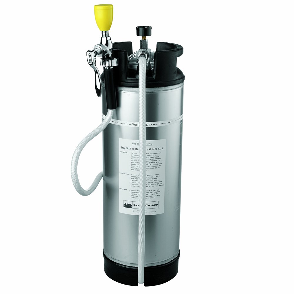 Speakman SE-597 5-Gallon Portable Emergency Personal Wash, Stainless Steel