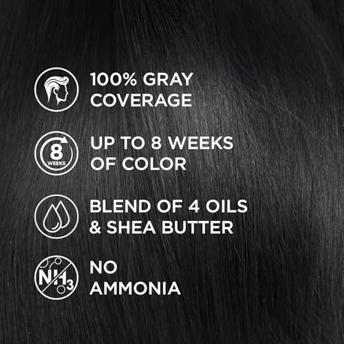 Image of Revlon Color'n Care Nourishing Permanent Hair Color for Men- 1.0 Natural Black
