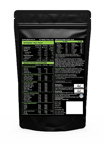 Image of Plantigo Clean Plant Protein Powder | No Preservatives, No Banned Substances | Super Protein Blend - Pea, Brown Rice | Vegan Green Protein For Men, Women (Vanilla Flavor - 32g Travel Pouch | Sachet)
