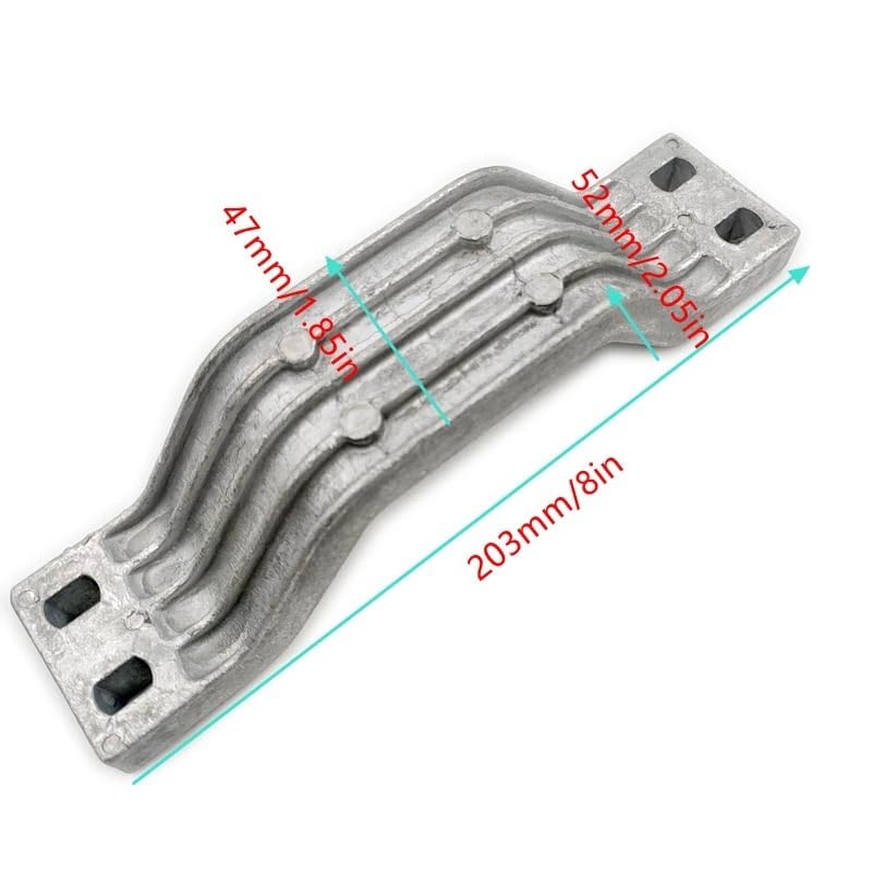 6G5-45251-02 Anodo in alluminio con linguetta per motore fuoribordo Yamaha 2 tempi 4 115 150 200-300HP,6G5-45251-02-00,6G5-45251 Riparazioni facili