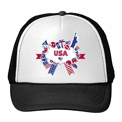 Casquette de camionneur Jour de l'Indépendance pour célébration et sorties estivales