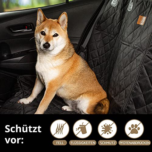 AMZPET ISOFIX Hunde-Autositzbezug - Wasserfest, Kratzfest, rutschfest, Abwaschbar (133 x 56 cm)