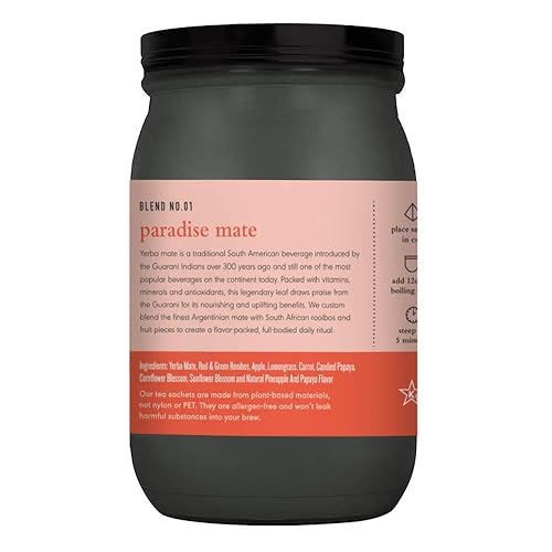 Vista 127 de Bolsas de té negro Pyramid.