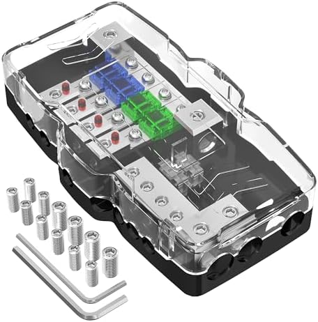 3-Wege Autostromverteiler - 60A Sicherungsblock Für Audioanlagen