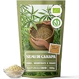 NaturaleBio Semi di canapa 950g. Biologici, vegani e non OGM. Fonte di proteine vegetali, ricchi di omega 3 e 6, sostengono cuore, ossa e muscoli e aiutano a ridurre le infiammazioni.