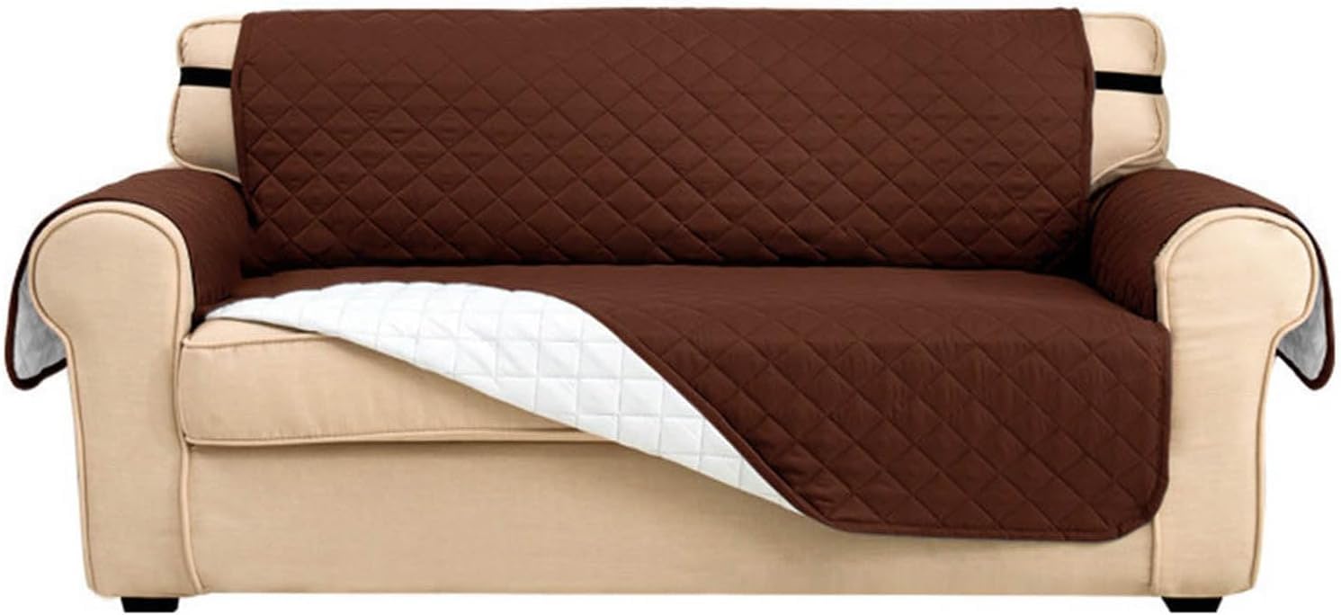 Jvfbjlf One Color Quilted Leisure Chair Cover (Pet-Friendly) - Machine Washable