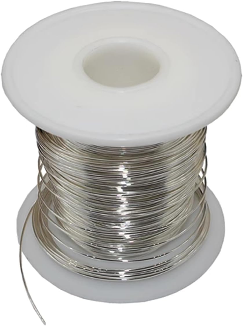 Filo d'argento puro, lunghezza 1 metro, diametro 0,1-0,2 mm, filo metallico adatto for materiali sperimentali di ricerca scientifica,15(Diameter 0.1mm)