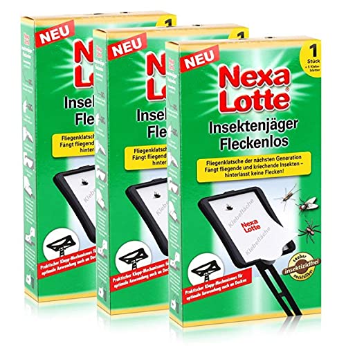 Nexa Lotte - Insectos Cazadores manchas los matamoscas - Fácil y limpio (3 unidades) Cover