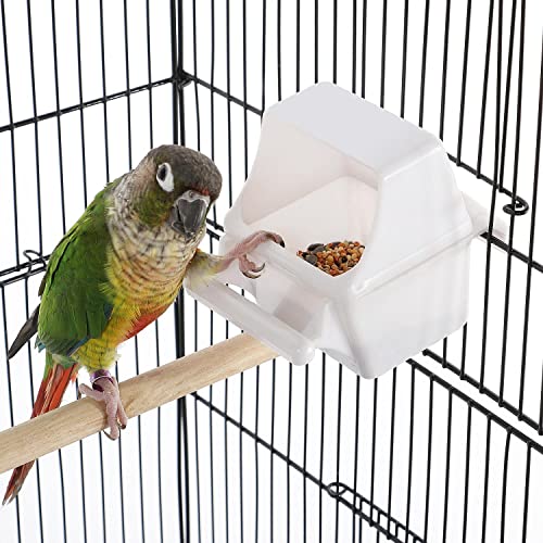 Yaheetech XXL Vogelkäfig Vogelbauer Wellensittich Kanarien mit Freisitz und Zubebör mit Ständer
