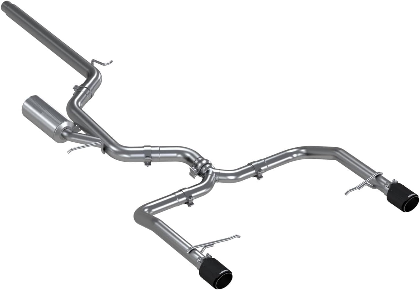 MBRP 19-21 VW Jetta GLI T304 SS 3in Cat-Back Dual Split Rear Exit Exhaust - Carbon Fiber Tips