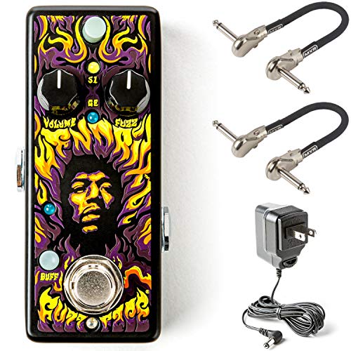 MXR JHW1 Jimi Hendrix Fuzz Face Mini Distortion Bundle with 2 MXR Patch