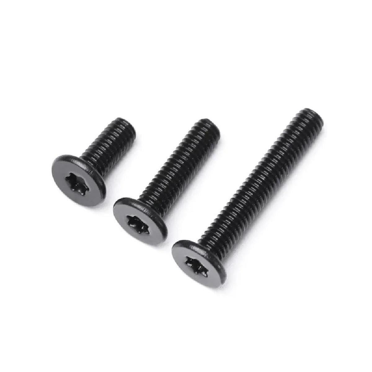20 Viti A Testa Svasata M6 Torx - Acciaio Inox 304, Nero, Filettatura Completa, 30mm - Foto 11