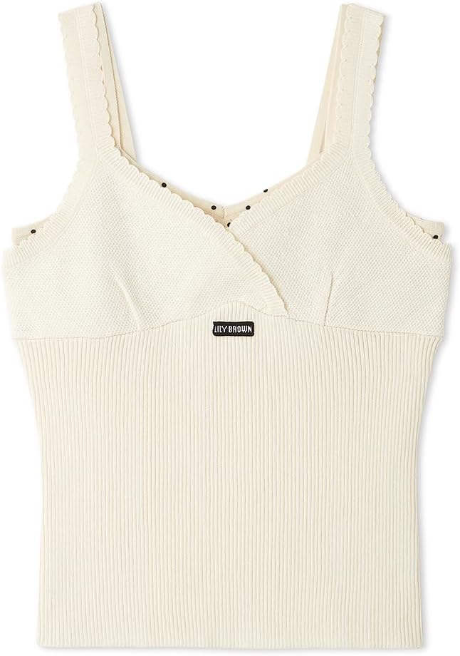 LILY BROWN(リリーブラウン) レイヤードニットトップスLWNT264225レディース