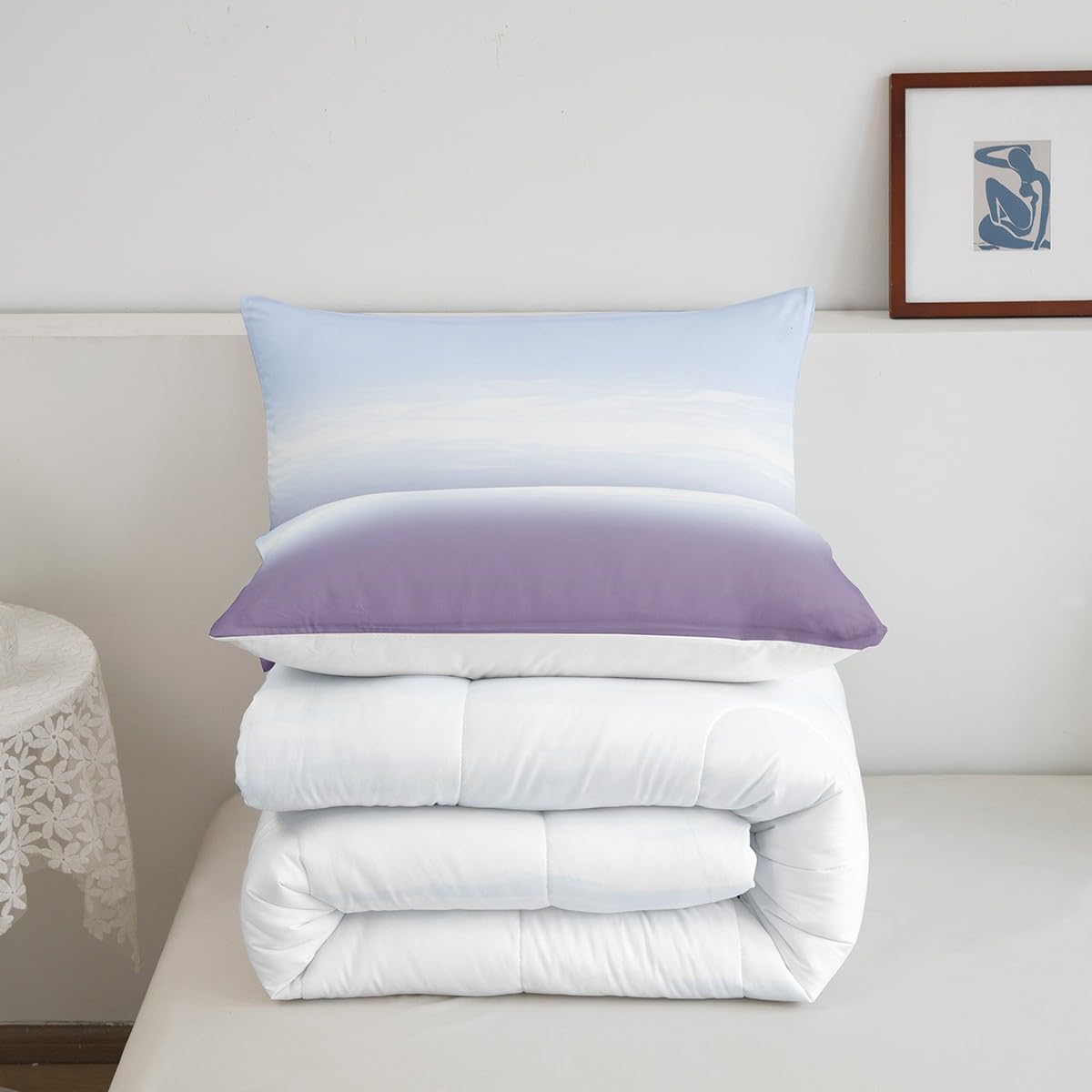 Set Biancheria Da Letto 5 Pezzi Per Bambini E Ragazzi – Tema Auto 3D, Piumone 198x226 Cm, Lenzuolo Con Angoli, Microfibra Morbida