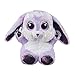 Produktbild Bauer Spielwaren "Blickfänger Glitter" Hase Plüschtier: Kuscheltier mit Glitzer-Augen, ideal auch als Smartphone-Halter, 15 cm, lila (14231)