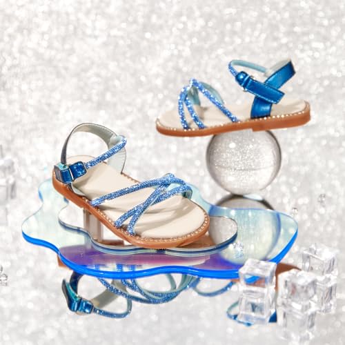 Image of PHIRAMIN Toddler Flower Girl Sandals - Girl Dress Shoes Toddler Little Kid Wedding Party