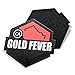 Gold Fever Trail Patch 4x4 Off-Roading Rubber PVC with Hook & Loop Backing
