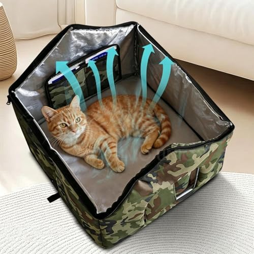 Maison de refroidissement pour chat pliable à 3 couches