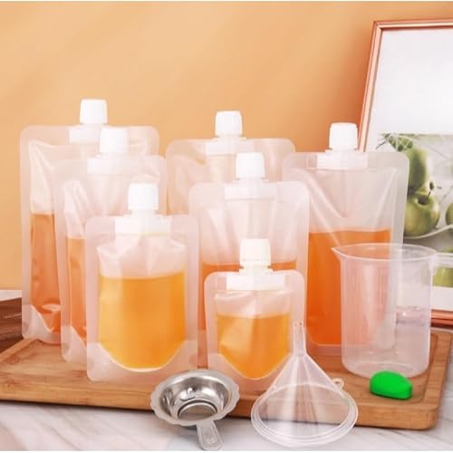 YLKIOGR 100a1.5CMݕobO W[X܃XpEgpE`  ۑ XpEgpE` W[X TCY DIYݕp  Rlt vʃJbvt rj[ ^ѕ֗ Hip Ɩp 50ml-500ml 