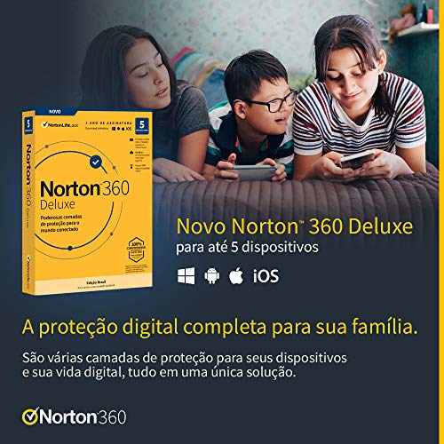 Norton 360 Deluxe 50Gb Br 1 User 5 Device 12Mo la Mm-2020-Windows