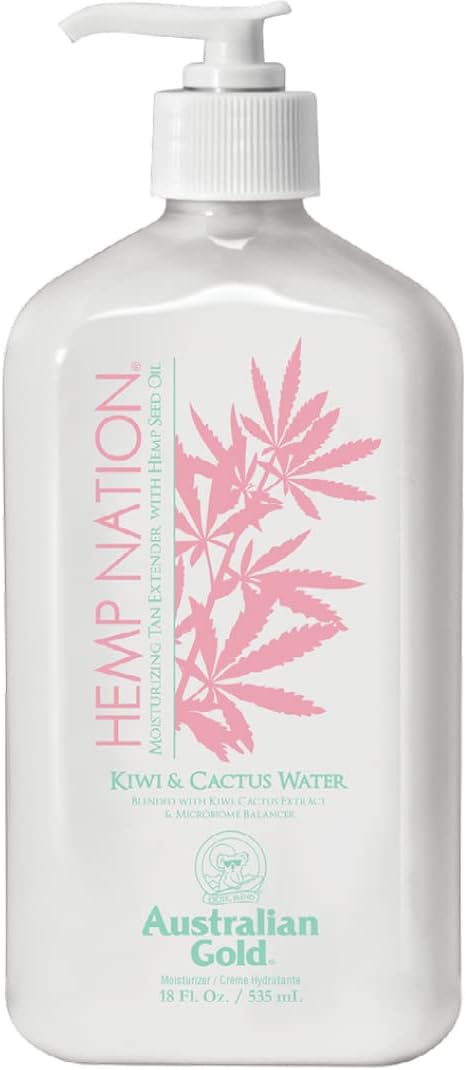 Hemp Nation Kiwi Cactus Water Moisturizer, Brown