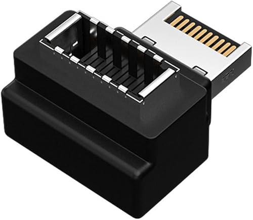 Flisdtry Convertisseur de type E vers type E mâle USB 3.1 pour panneau type E ve