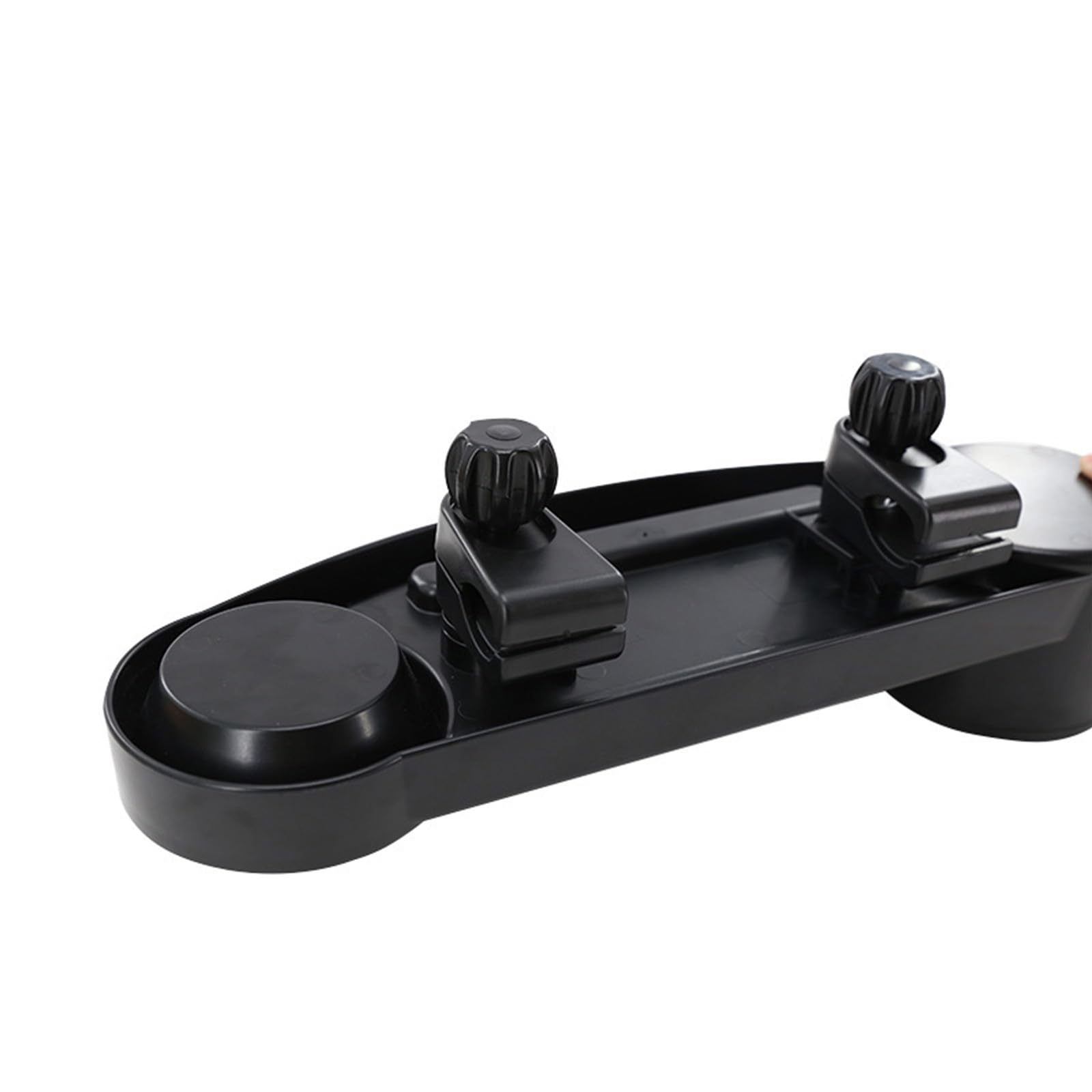 Plateau en ABS sûr pour poussettes avec porte-gobelet et fente pour téléphone pour améliorer le bébé pendant les activités de plein air et le temps de nourriture, plateau facile à nettoyer
