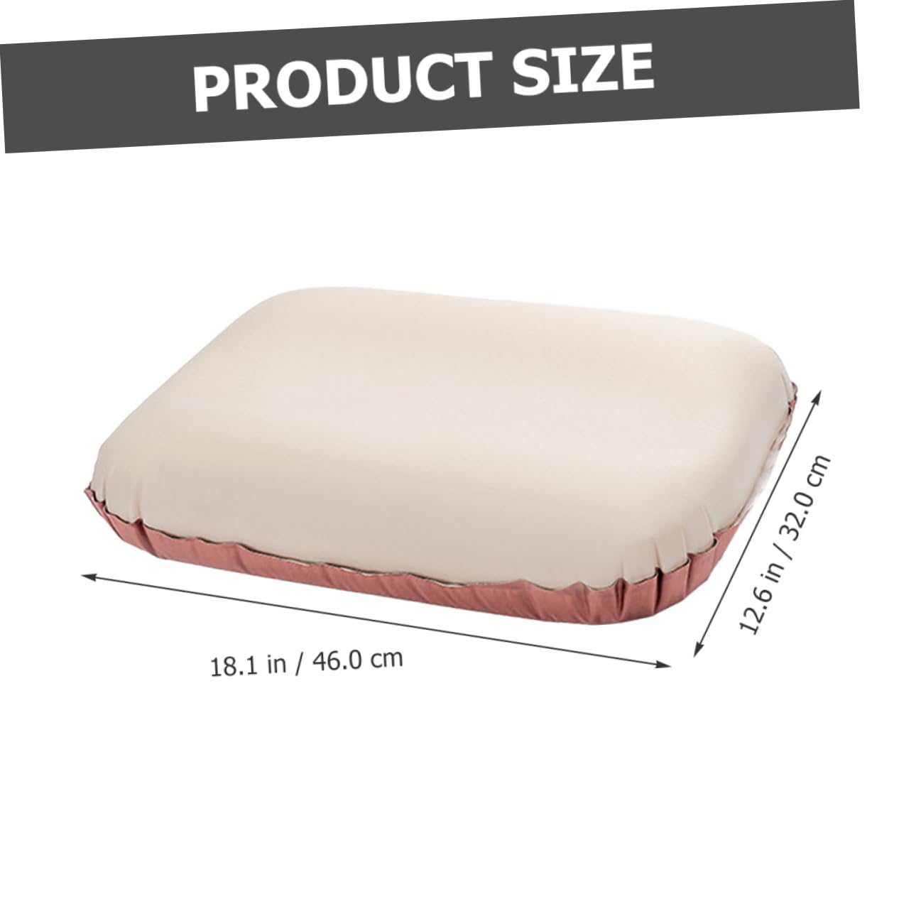 Almohada De Viaje Portátil Inflable para Dormir Acampar Ergonómica Práctica