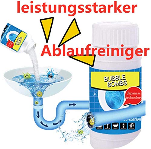 Preisvergleich Produktbild Nearthde 100G Schaumreiniger, leistungsstarker Spül- und Ablaufreiniger, chemisches Pulver für das Ausbaggern von Küchentoilettenrohren (3 Stück)