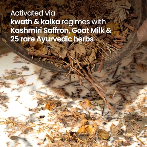 Image of Nat Habit Ayurvedic Kumkumadi Face Oil - Classical Kumkumadi Mukhalaya for Glowing & Young Skin, 10ml