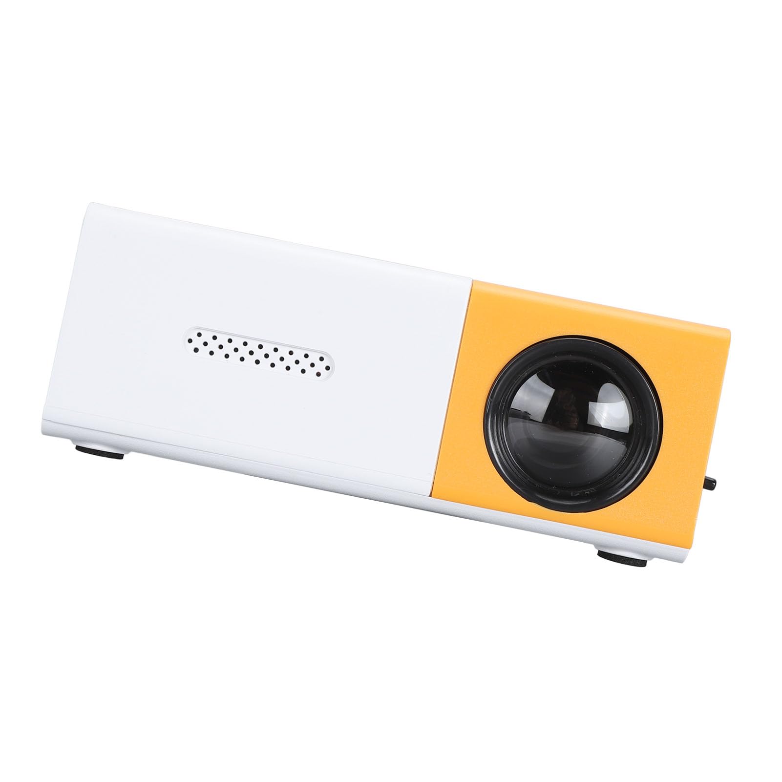 Mini Projecteur LED Portable Pleine Cinéma Maison, Vidéoprojecteur Extérieur Compatible avec Ordinateurs, Boîtiers TV, Tablettes, Chambre à Coucher avec Film Intelligent
