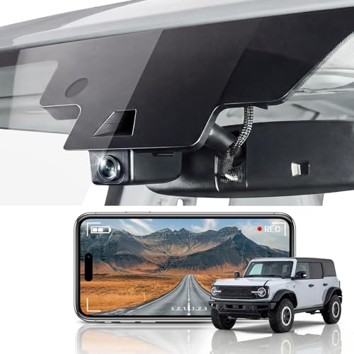 Bronco 2025 Hidden 4K Front Dash Cam