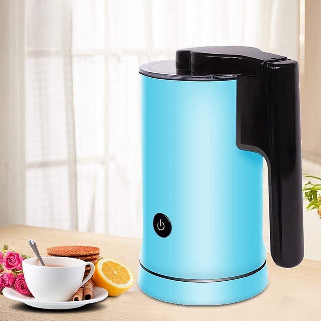 Electric Milk Frother and Warmer, Automatic Milk Frothers 600W Automatic Milk Foam Maker with Hot & Cold Milk Functionality for Latte Coffee Hot Chocolates Cappuccino