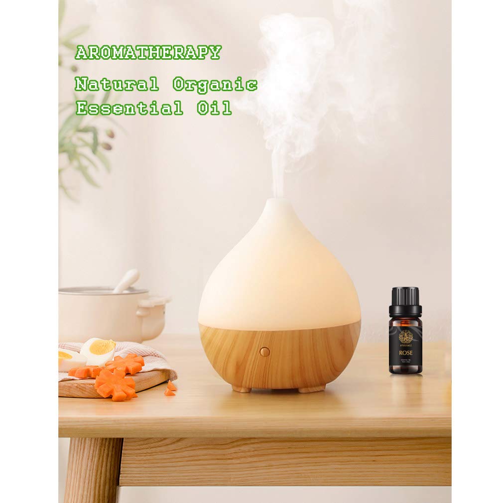 Aromatherapie Bergamotte ätherische Öle Set für Diffusor, 13x10ml 100% reines Basilikum ätherisches Öl Set für Hause, Tangerine ätherisches Öl Kit- Grapefruit, Orange, Rose Öle...