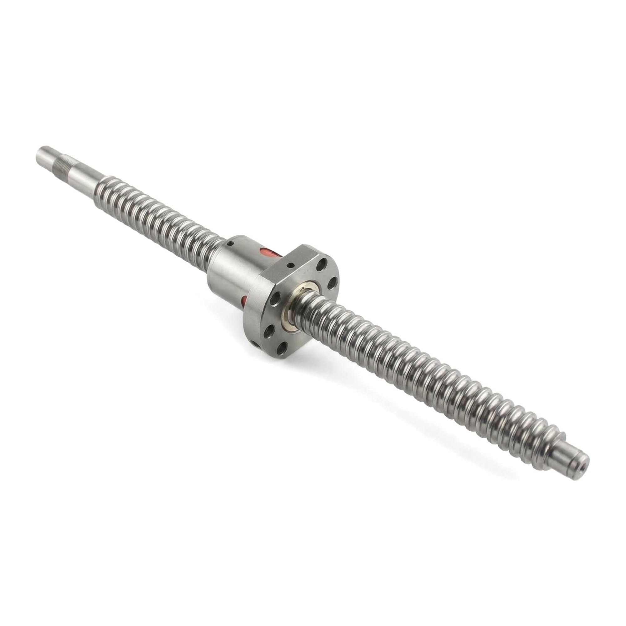 GTPBAO BK10 BF10 Estremità lavorata SFU1204 Vite a ricircolo di sfere 1204 Dado a ricircolo di sfere C7 Filettatura destra for fasi di movimento lineare Movimento XYZ movimento(120mm 4.72" long)