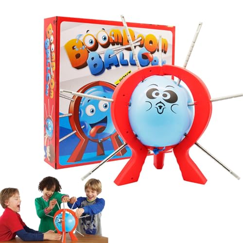 Falafoty Desktop Balloon Game Balloon Burst Game Tricky Popping Interactive Party Games Popping Boomboom Crisis for Parent-Child Family Gathering Toy for Party Birthday Family Friends