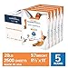 Hammermill Printer Paper, Premium Multipurpose Paper 20 lb, 8.5 x 11 - 5 Ream (2,500 Sheets) - 97 Bright, Made in the USA