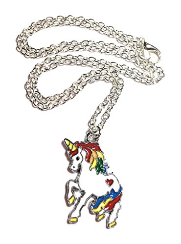 FizzyButton Gifts Collana Arcobaleno Unicorn