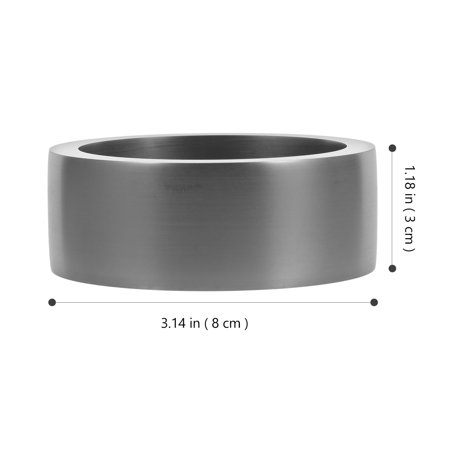 OSALADI Tanque De Grafito Moldes De De Grafito Para Molde Para Fundir Metales Fundir Refinar Molde De Lingote Clips De Estante Crisoles Taza Disco De Grafito Diámetro Externo